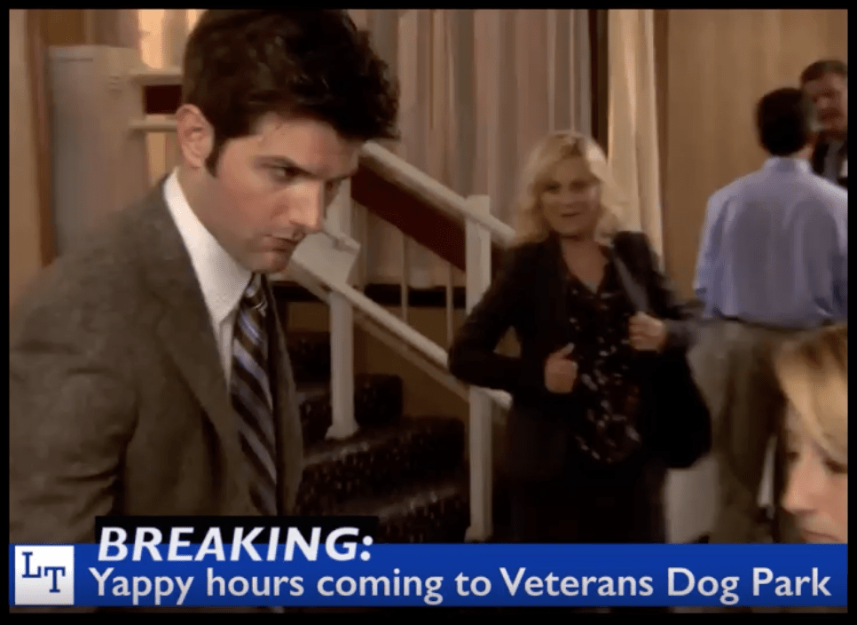 Video Scoop: dog park leaker says Yappy Hours coming to Veterans' Dog Park