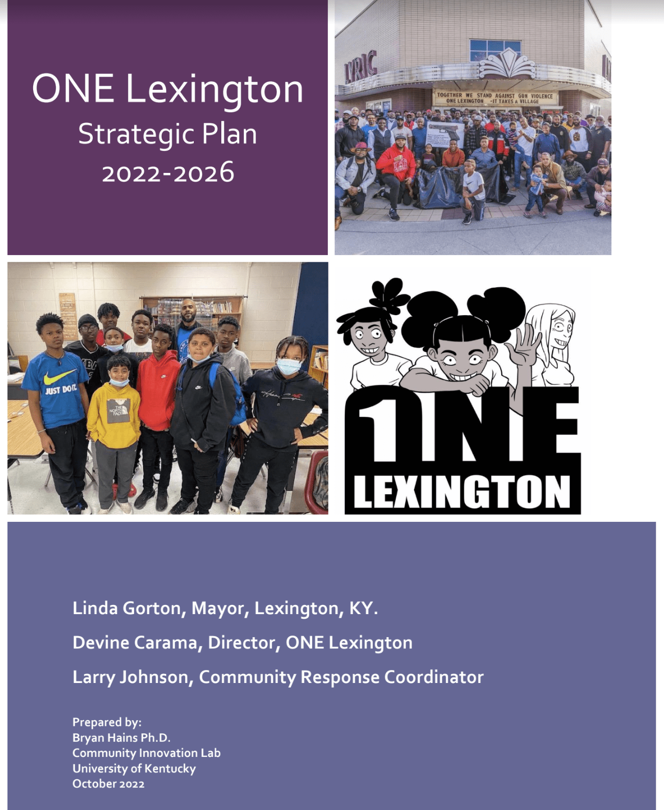 LFUCG releases ONE Lexington Strategic Plan
