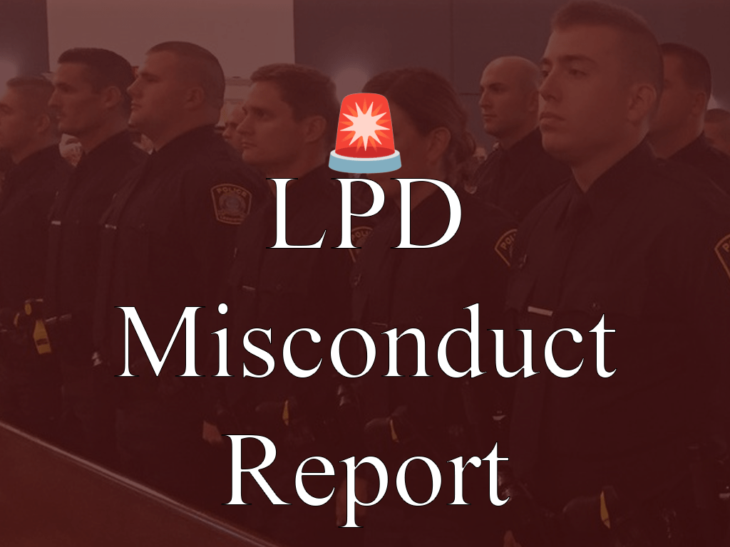 Lexington Police Department 2022 Misconduct Report