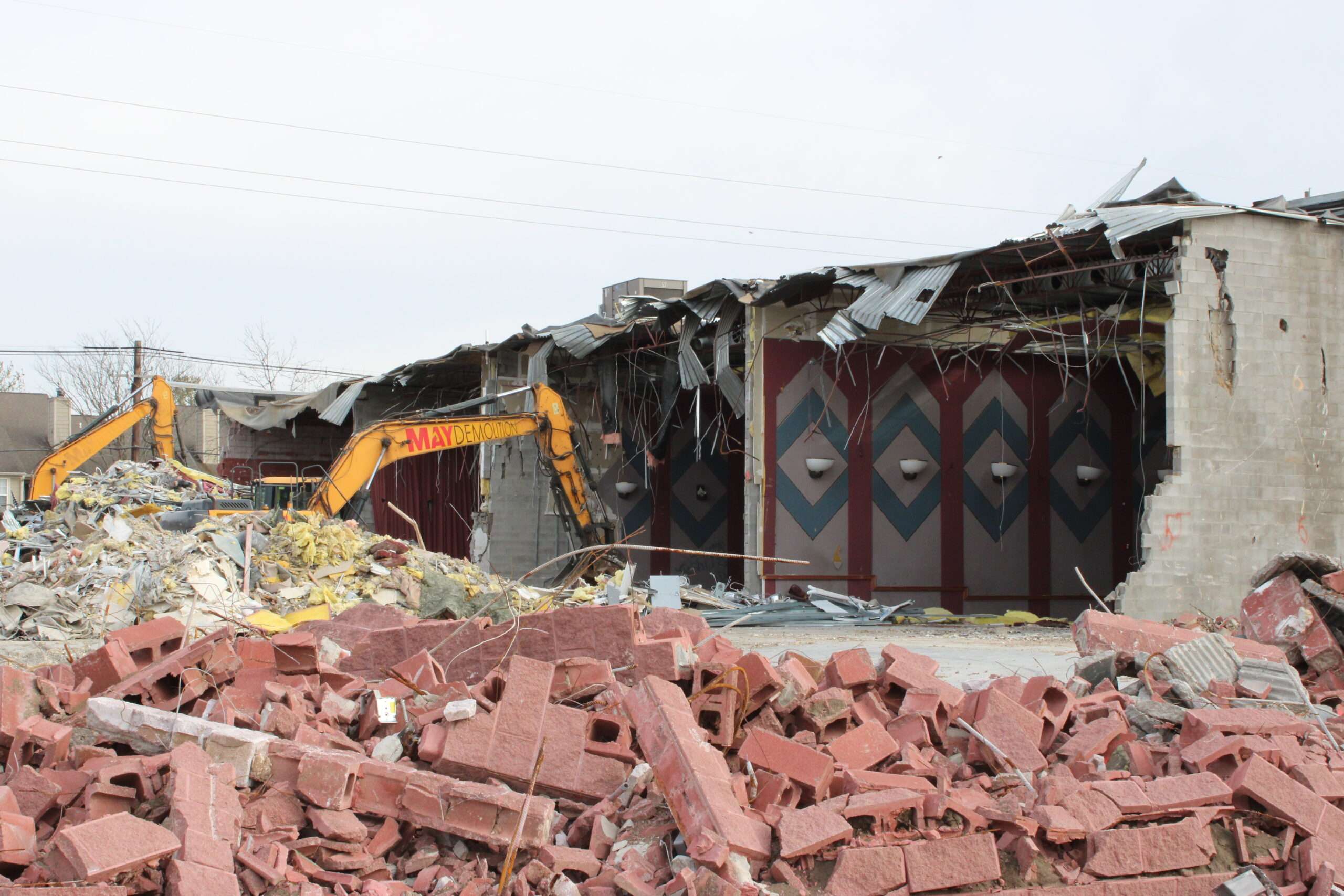 Photos: The AMC Theater on Mapleleaf is demolished