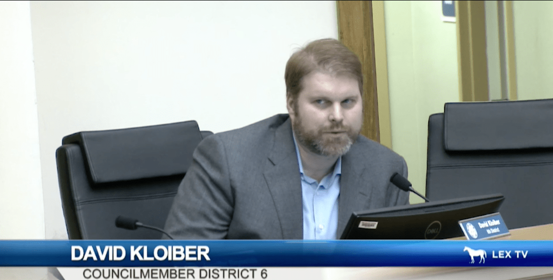 Kloiber imparts wisdom to Council