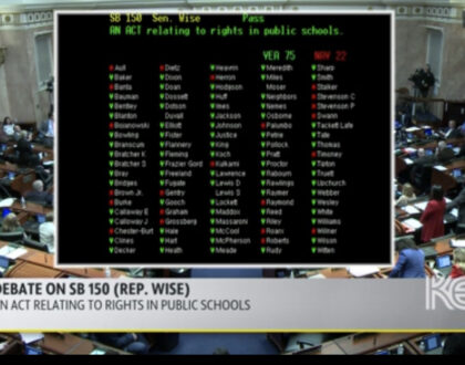 Legislative supermajority’s action in securing passage of SB 150 were unscrupulous and illegal