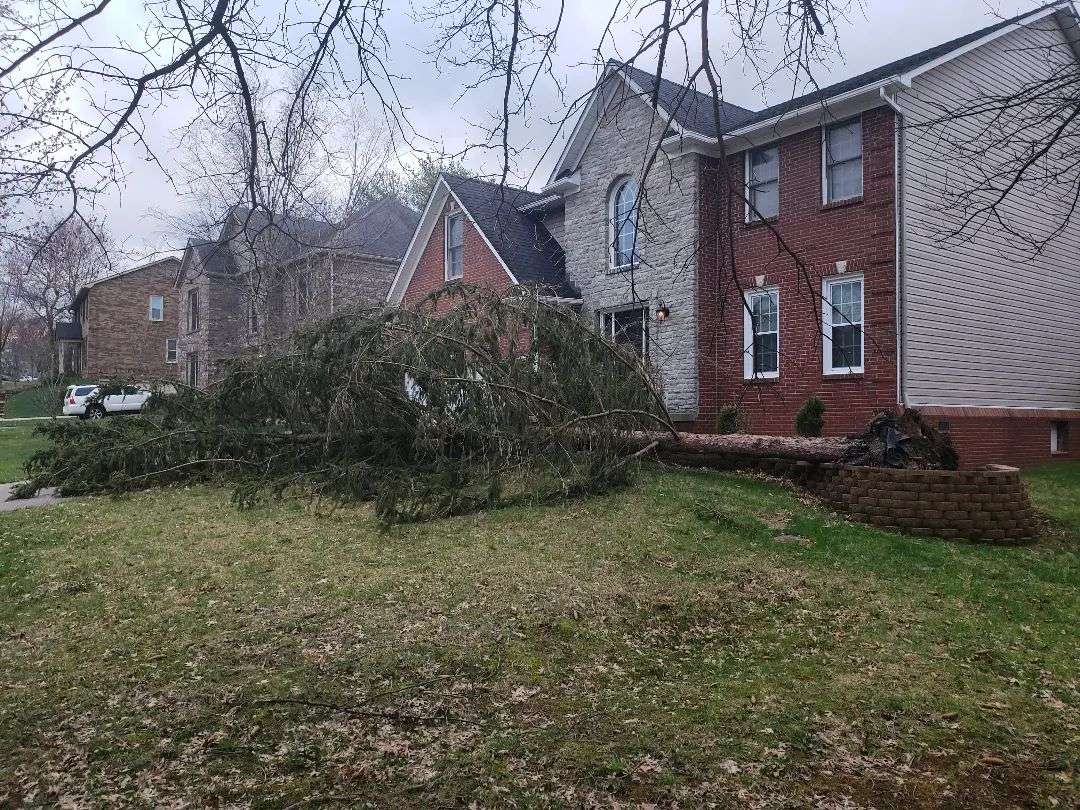 Hurricane Force Winds Sweep Through Kentucky, Leaving Destruction in their Wake