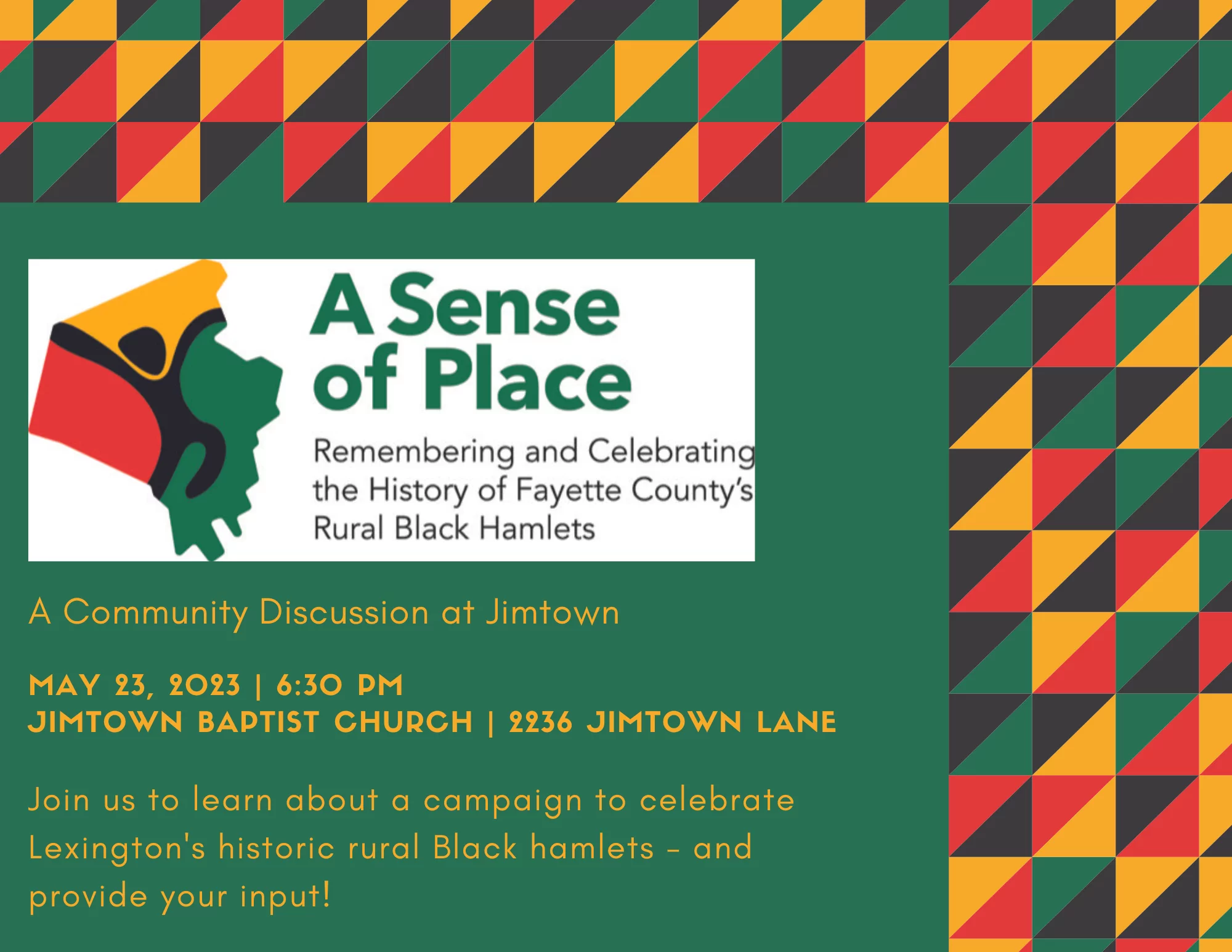 Honoring and Preserving Rural Black History: City of Lexington Celebrates Jimtown Hamlet