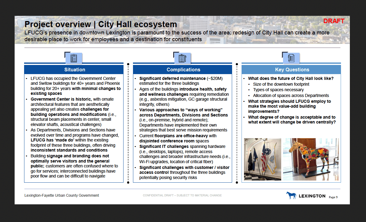 LFUCG Considers Future City Hall Space Needs and Implementation Challenges