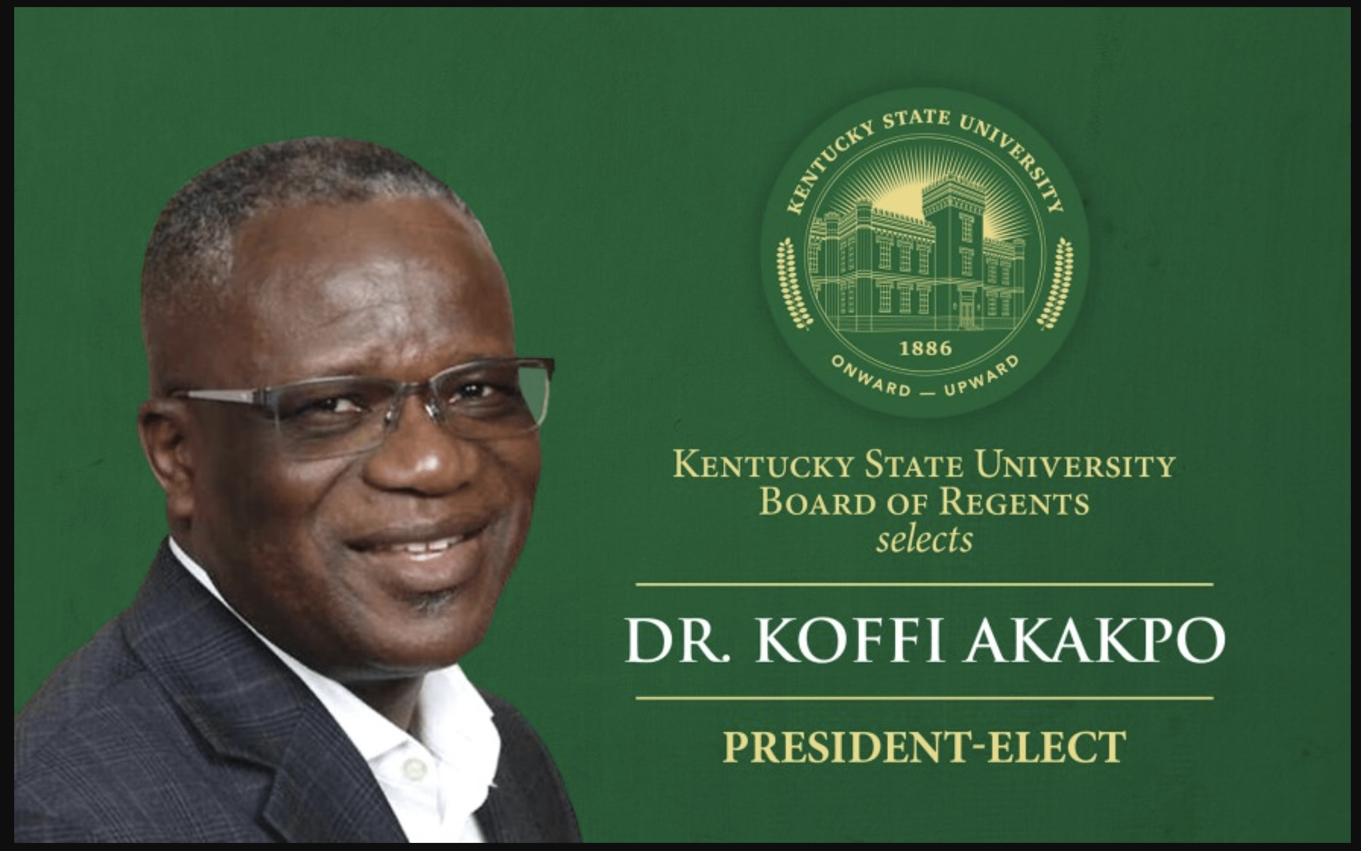 Kentucky State University names Koffi Akakpo president