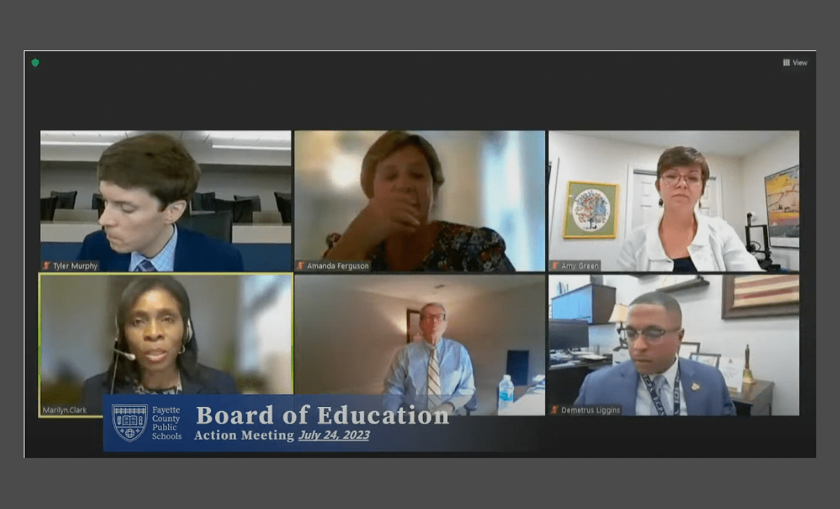 Fayette school board approves superintendent's evaluation, hears construction updates at meeting