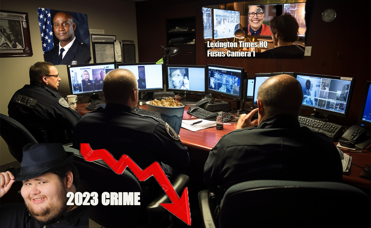 Crime plummets in Lexington as Times’ Web Intern joins police surveillance network [SATIRE]
