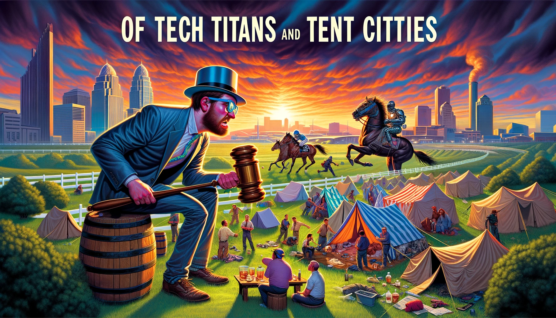 Of Tech Titans and Tent Cities: A Gonzo Gaze at HB5, "The Great Kentucky Campout Prohibition"