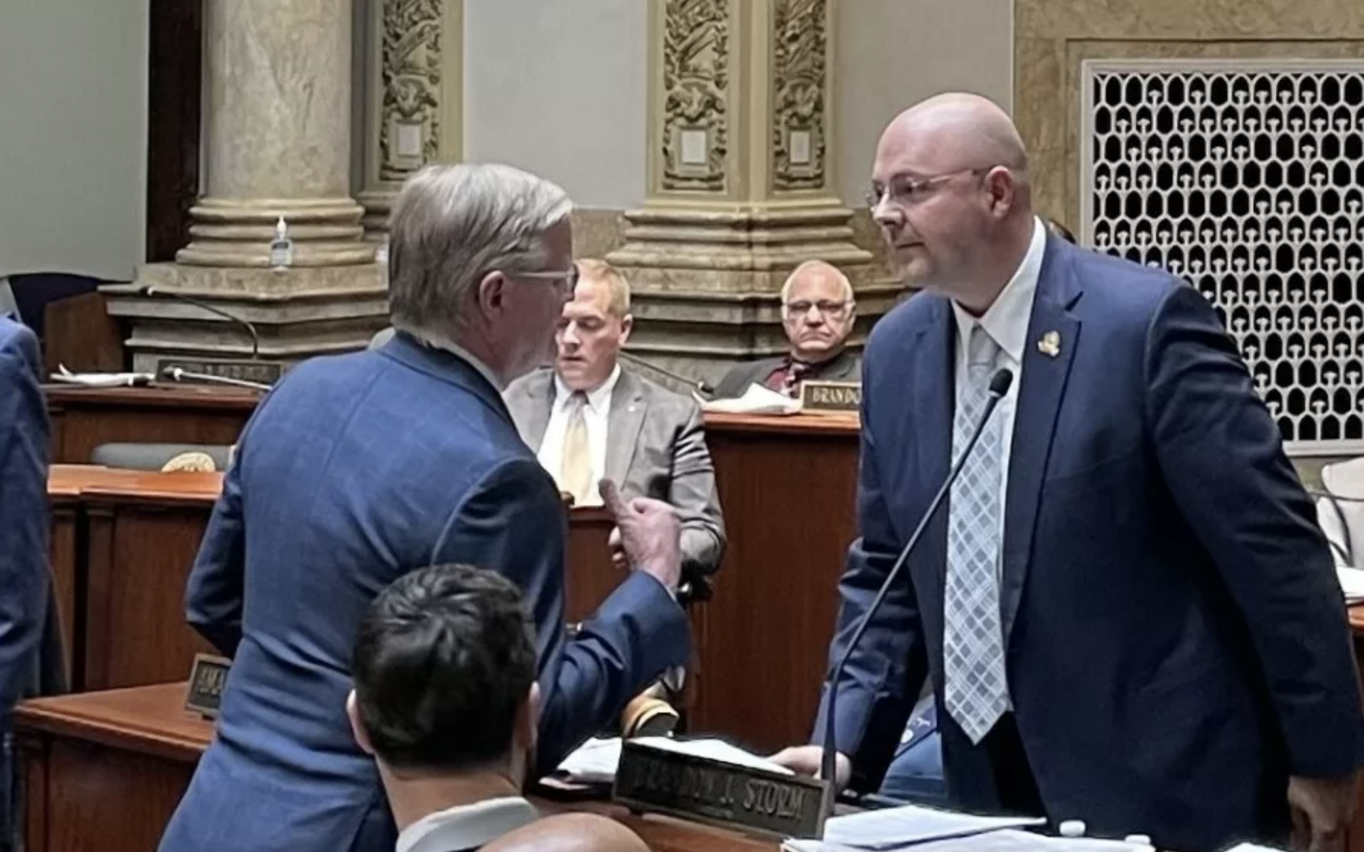 Leaders from two different political parties agree on pace in the Kentucky Senate