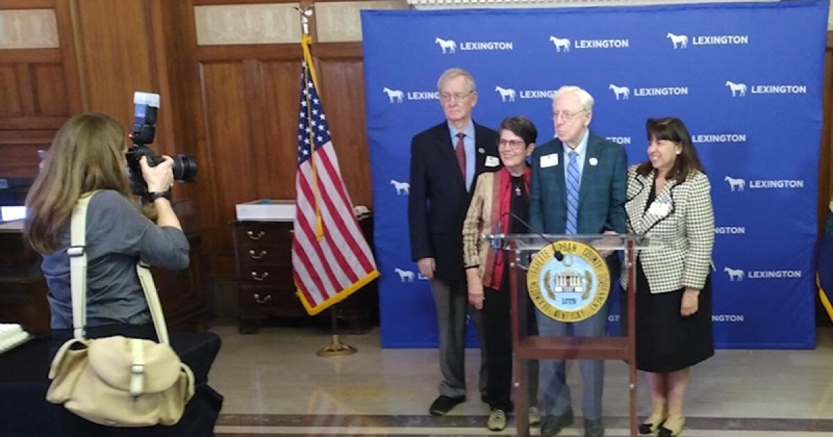 Lexington leaders present and past celebrate 50th anniversary of merged government
