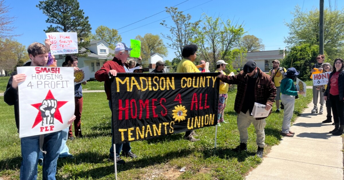Madison County Tenants Union marches against nationwide, statewide homelessness crises