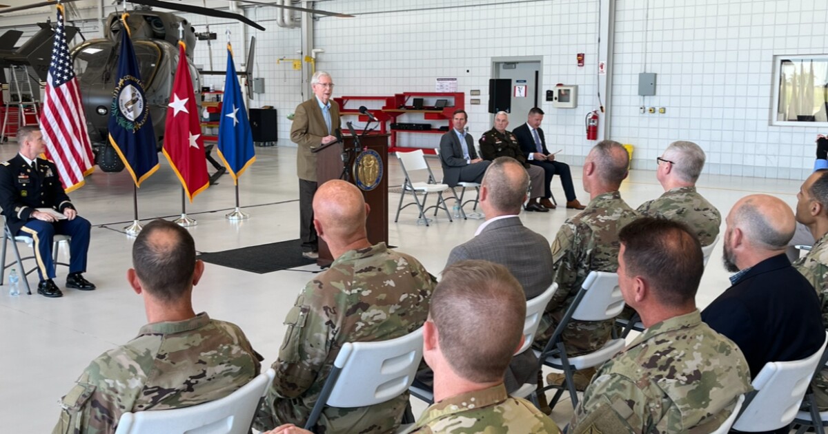 McConnell, Beshear visit Frankfort National Guard base to discuss federal defense spending projects