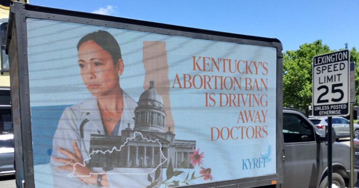 Doctors, pro-choice advocates rally in Lexington on 2nd anniversary of Dobbs ruling