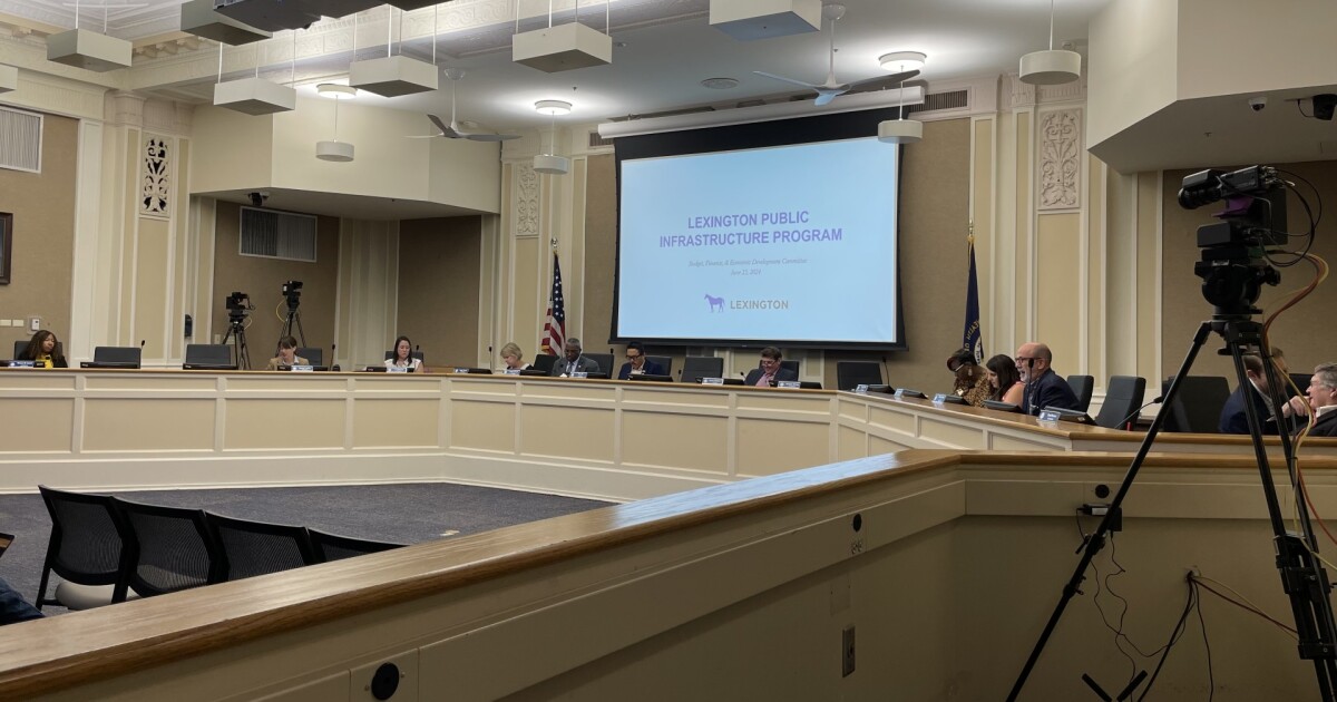 Lexington Council examining infrastructure fund format