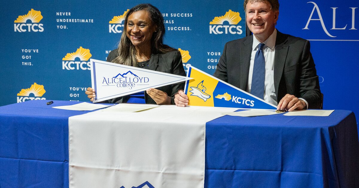 Alice Lloyd College and KCTCS ink a partnership