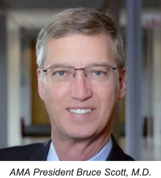 Dr. Bruce Scott, Louisville otolaryngologist, becomes president of American Medical Association, says he’s ‘ready to fight’ for docs