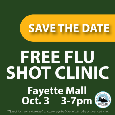 Save the date: 2024 Free Flu Shot Clinic