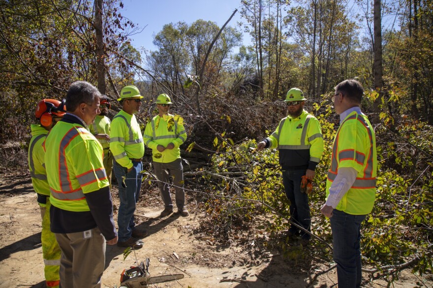 Kentucky's Transportation Secretary visits recovery crews in North Carolina