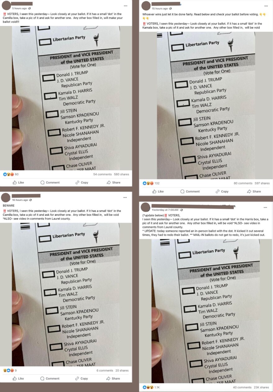 Kentucky officials say no evidence of pre-marked ballots shared in ‘Libs of TikTok’ post