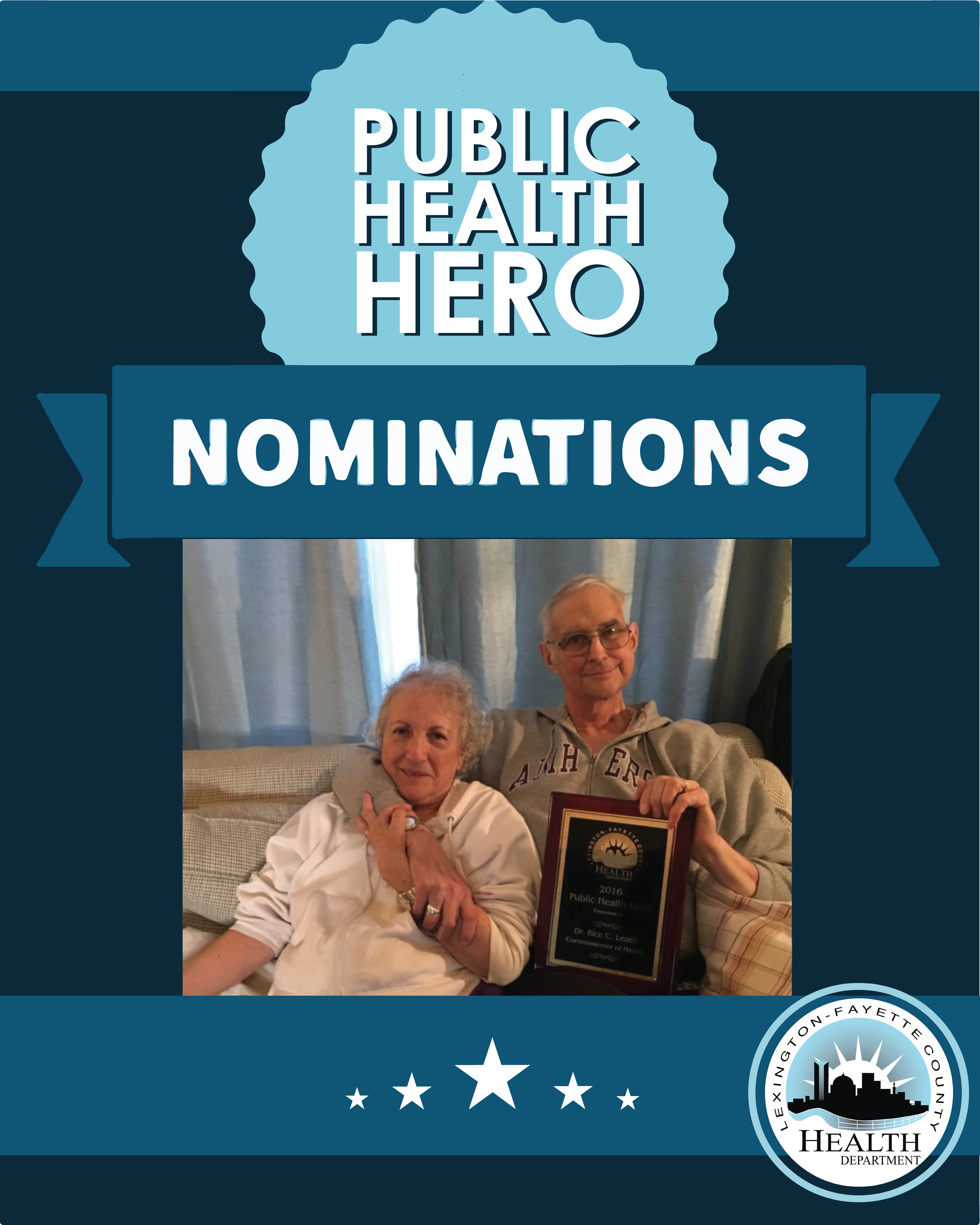 Nominate someone for the 2025 Dr. Rice C. Leach Public Health Hero Award