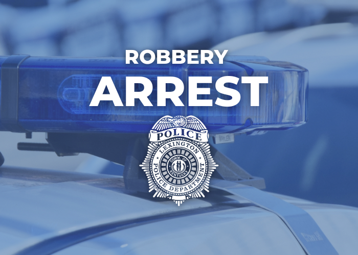 Police make an arrest after morning robbery