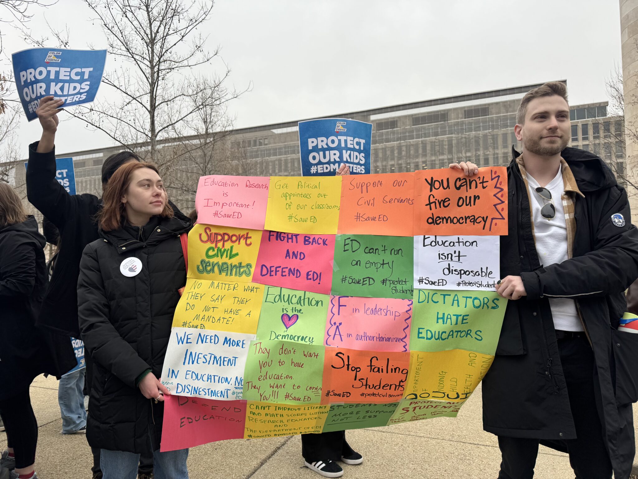 Two teachers unions, parents, advocates sue over Trump dismantling of Department of Education