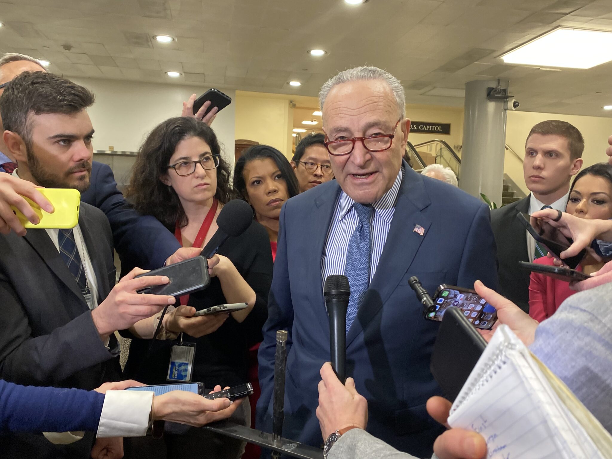 Schumer support for GOP spending bill appears to possibly stave off government shutdown