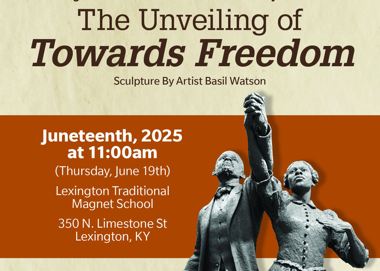 The Lexington Freedom Train to a monument honoring the City's Underground Railroad legacy