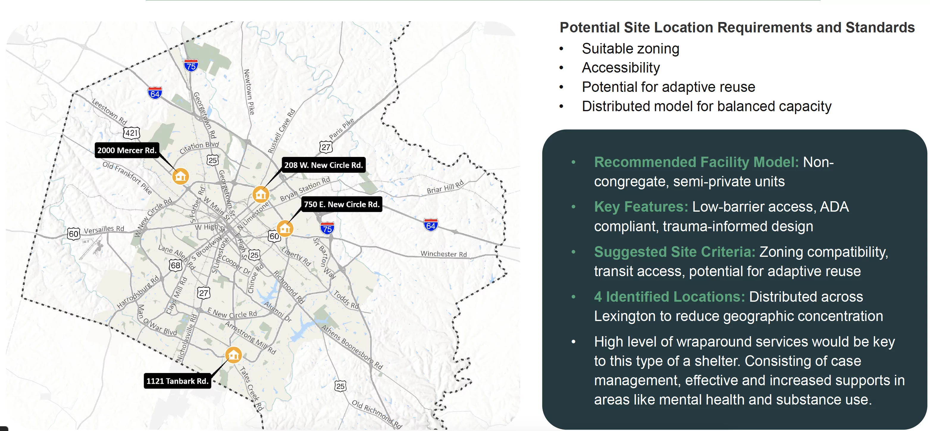 Catalina Motel, Eastland Bowl, Tanbark, FedEx proposed as Lexington homeless shelter sites