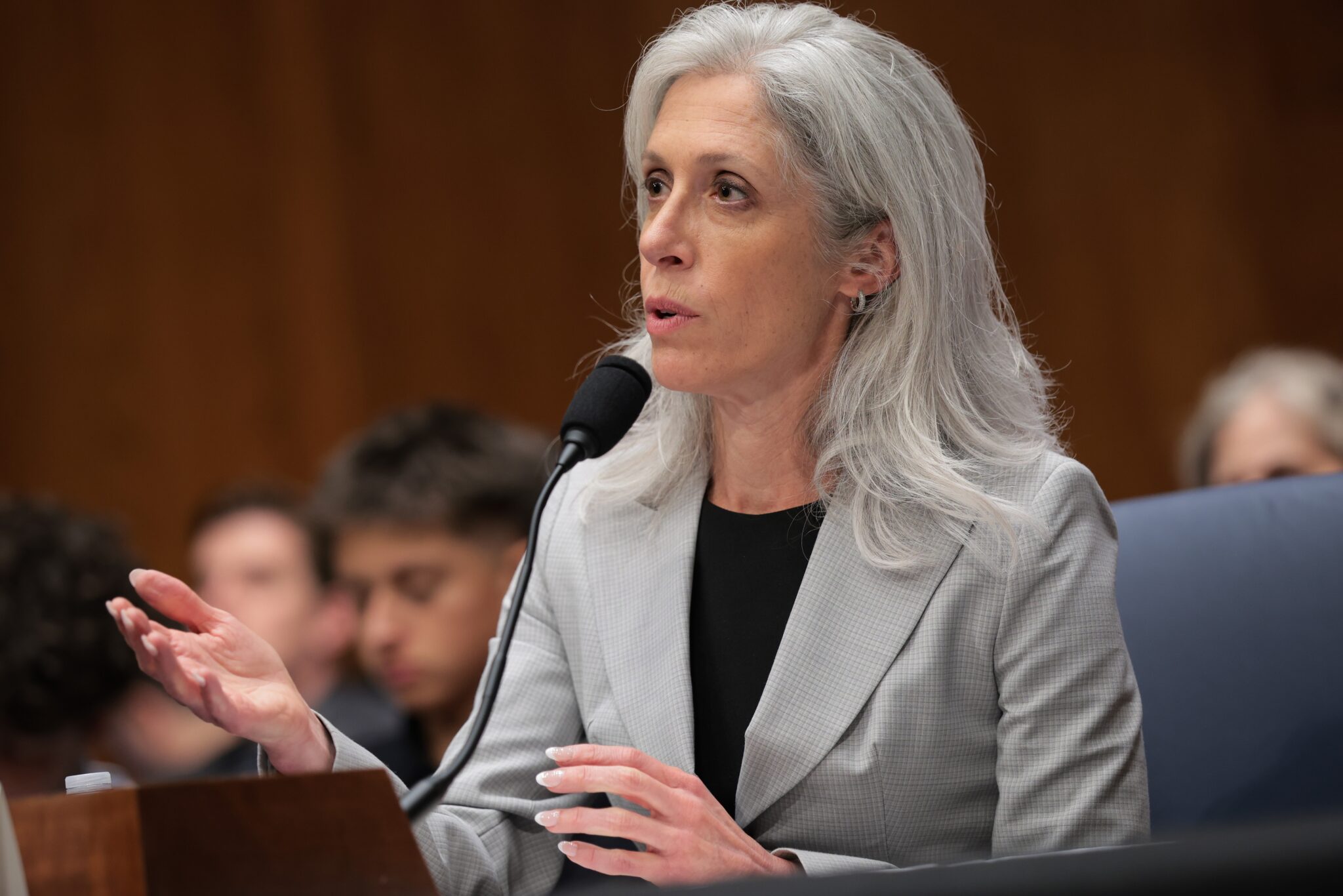 US Senate panel grills Trump CDC nominee on vaccines