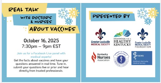 Free, online event: “Real Talk with Doctors and Nurses About Vaccines” on Thursday, Oct. 16