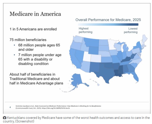Medicare not working as well in Kentucky as most other states, new report finds