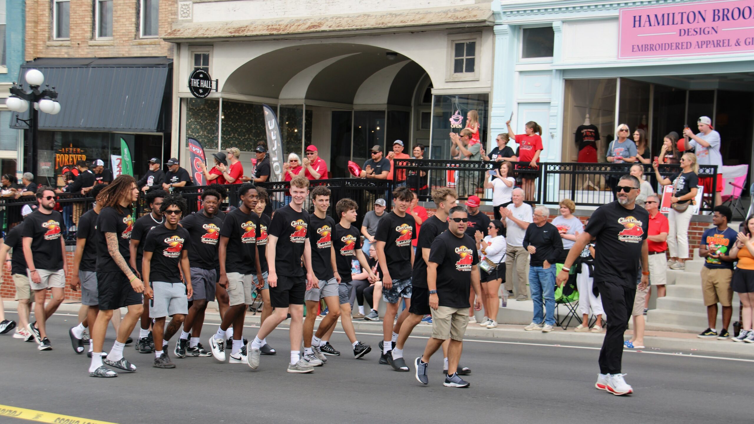 George Rogers Clark honored with parade after first boys-girls state title sweep since 1928