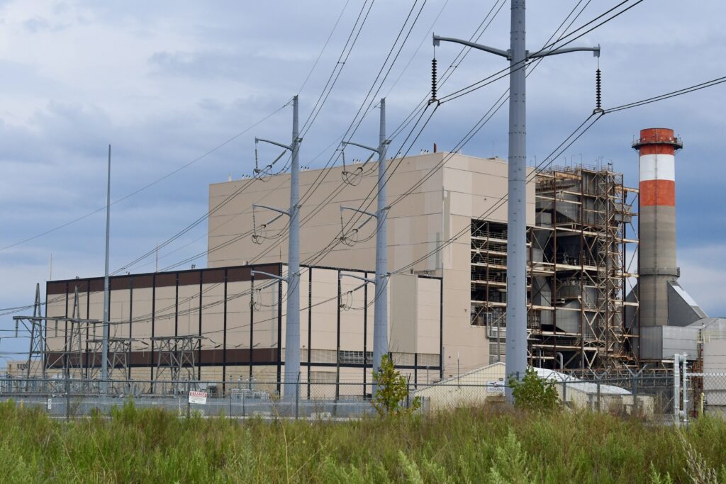 Constellation Energy's Eddystone Generating Station in Delaware County is one of two fossil fuel fired power plants ordered by U.S. Energy Secretary Chris Wright to remain ready to produce electricity beyond their retirement dates. (Photo by Peter Hall/Capital-Star)