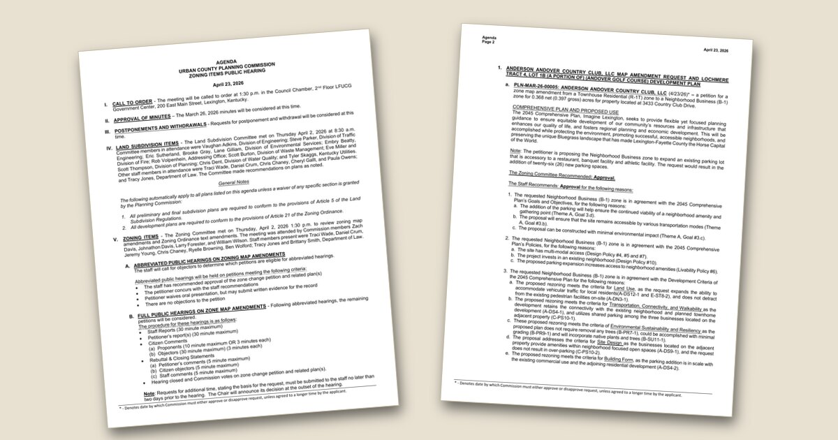 Planning Commission – Zoning Items – Apr 23, 2026