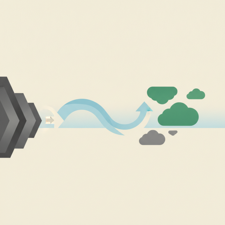 An abstract, minimalist vector illustration on a