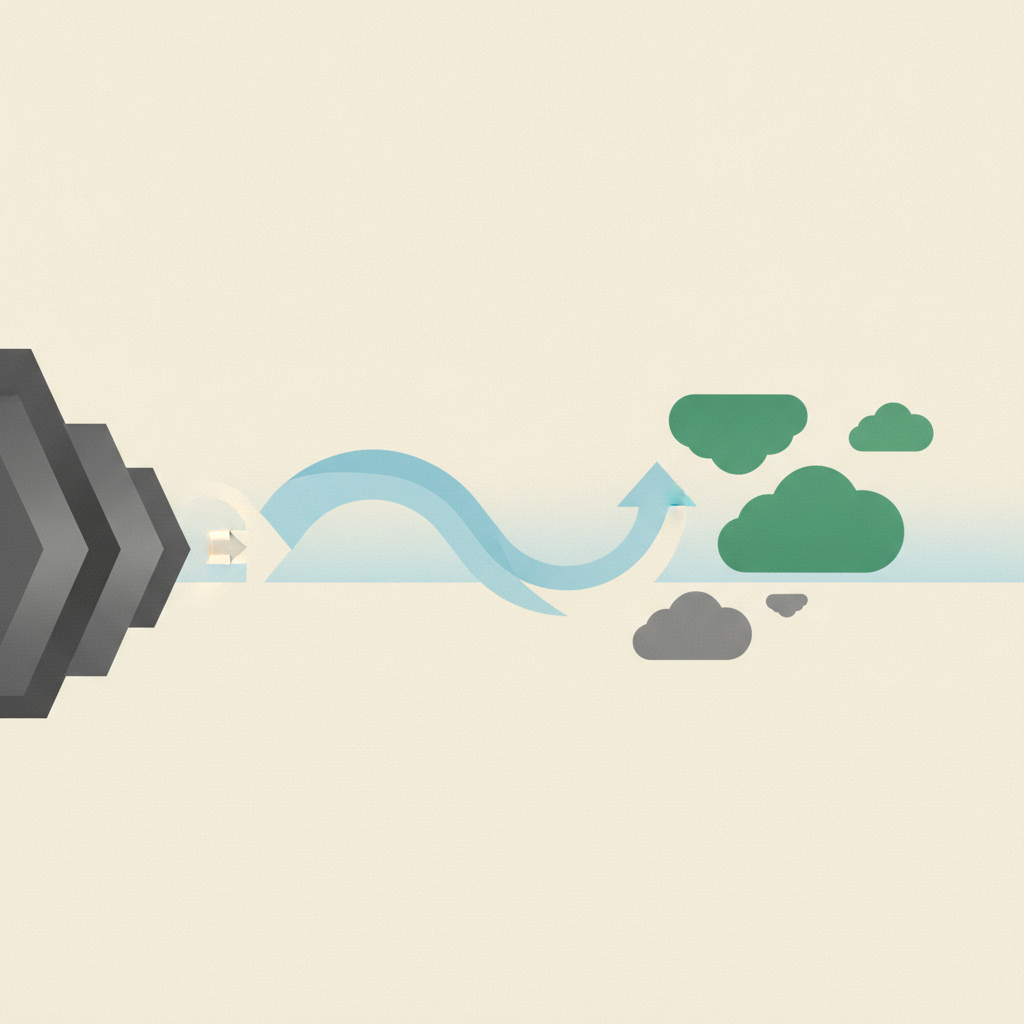 An abstract, minimalist vector illustration on a