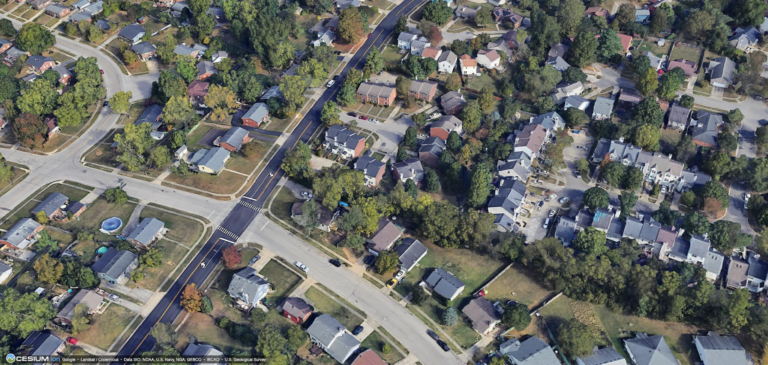 family detached houses and some