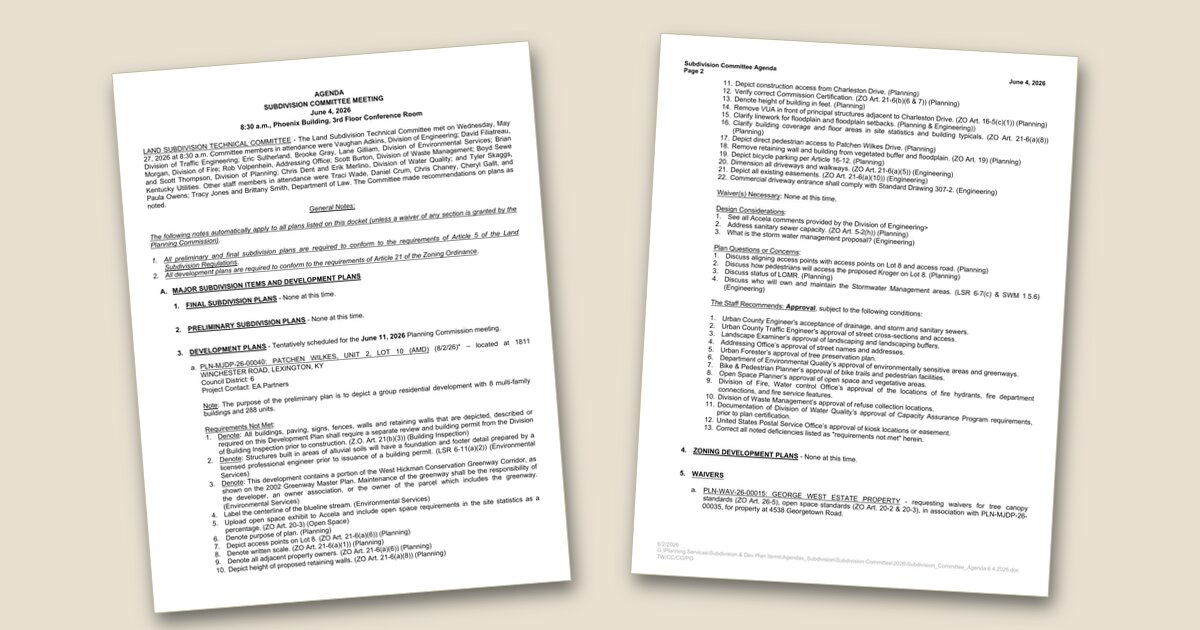 Two printed pages of an