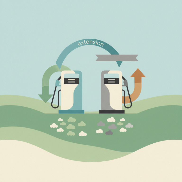 representing reduced emissions or lower costs/savings