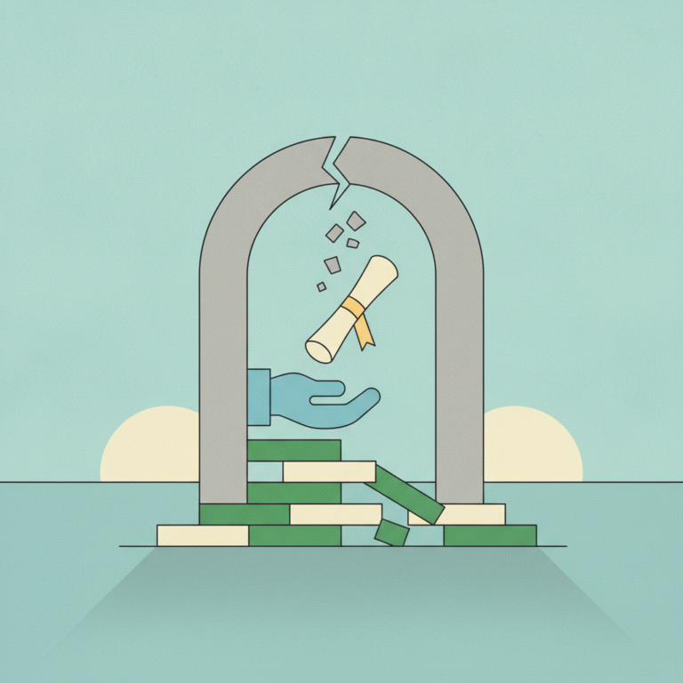 An illustration in a flat, minimalist