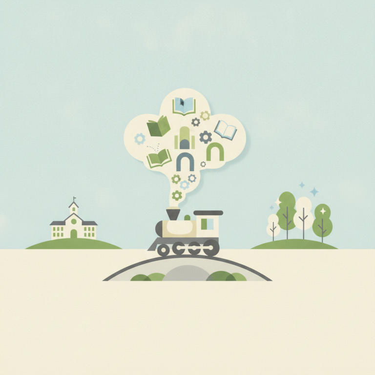 An illustration of a small, stylized