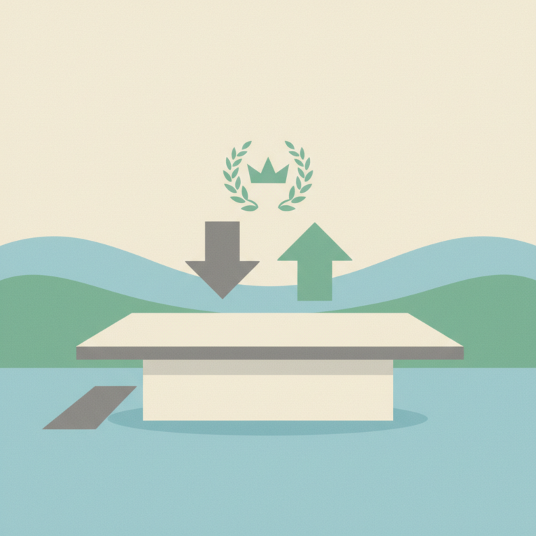 An abstract minimalist illustration symbolizing