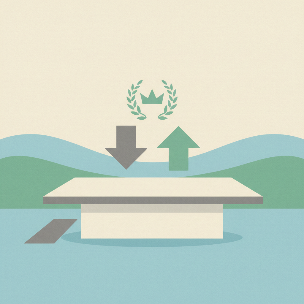 An abstract minimalist illustration symbolizing
