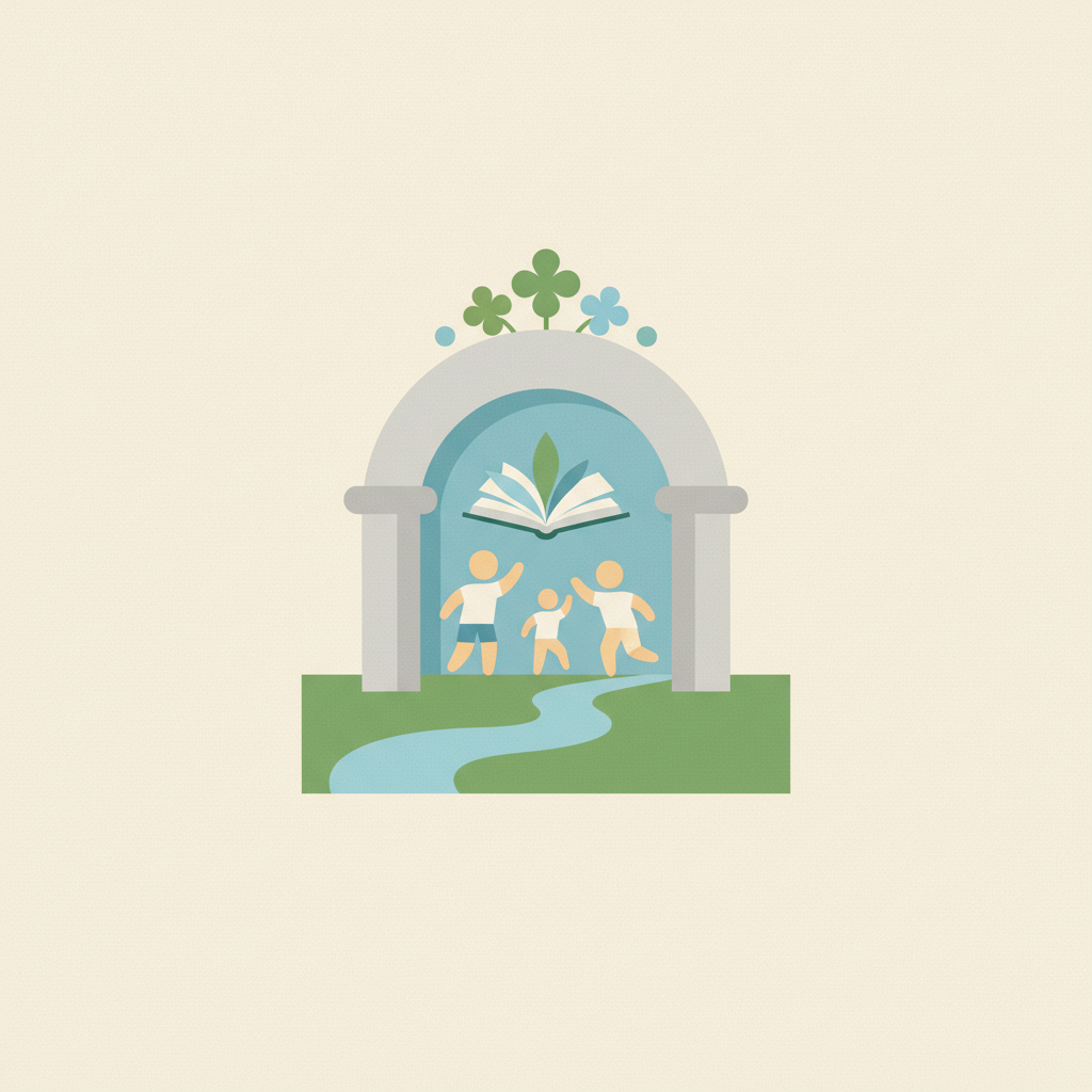 A minimalist graphic illustration of