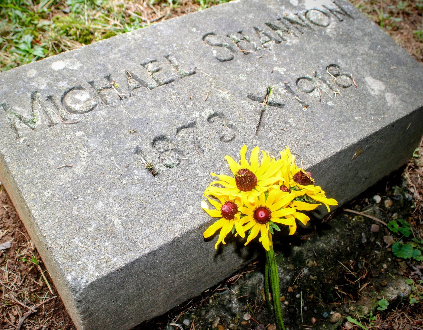 Mickey Shannon headstone, 1873-1918, Calvary Cemetery