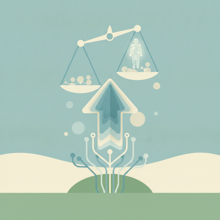 An abstract illustration in a minimalist