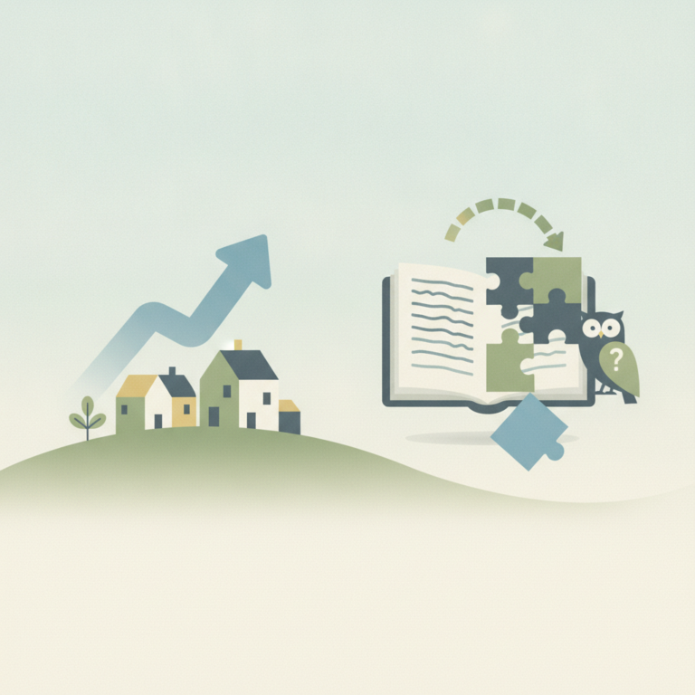 An illustration representing socioeconomic progress