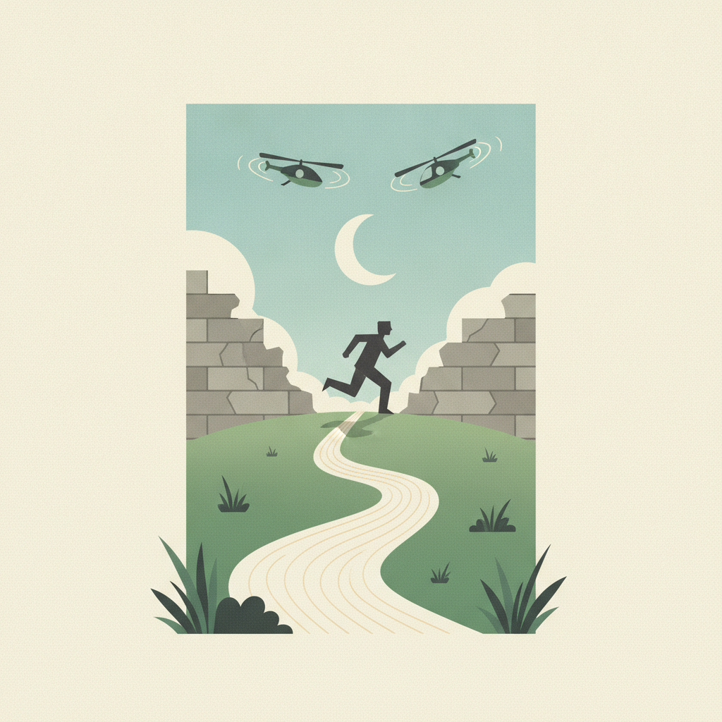 An illustration depicts a stylized, silhou